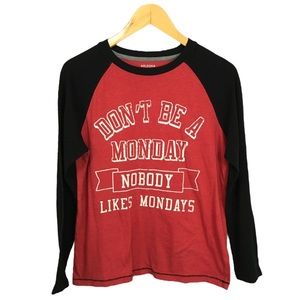 Arizona Jean Co. Red Long Sleeve Graphic Tee Size L 14/16 Husky